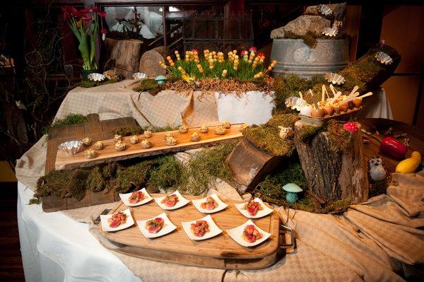 Custom and creative food stations