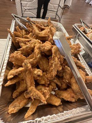 Fried chicken wings full tray (cater)