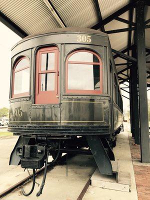 Cool old Train car at the visitors center ;)