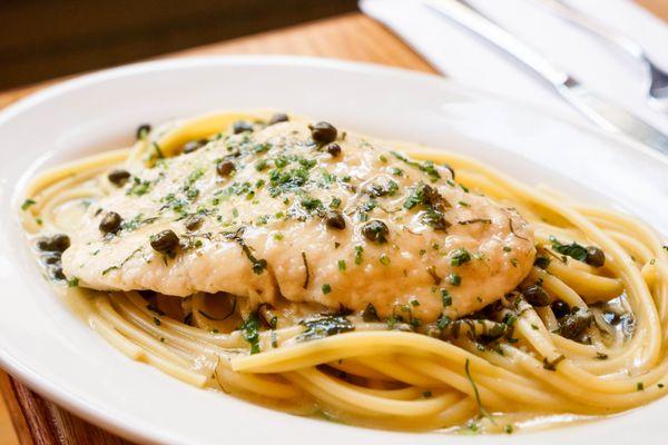 Chicken Piccata w/ Bucatini