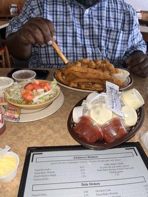 Seafood with great dining service. A very good experience.