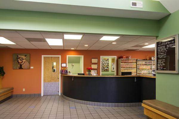 Lobby of Park Veterinary Hospital & Urgent Care