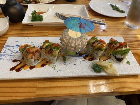 Crazy tuna roll