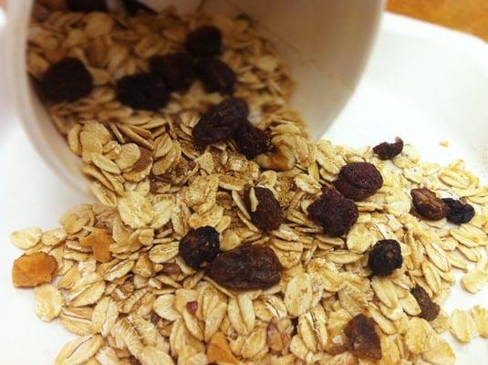 Oatmeal. Many different varieties that are delicious and nutritious. And all natural!