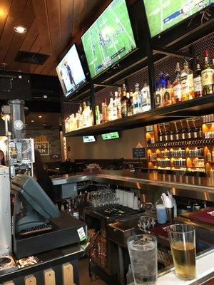 Bar and tvs