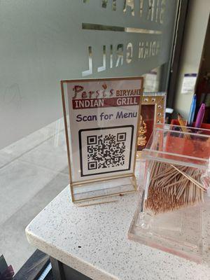 QR Code Menu