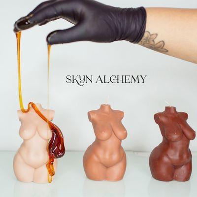 We offer Sugaring and Waxing at Skyn Alchemy