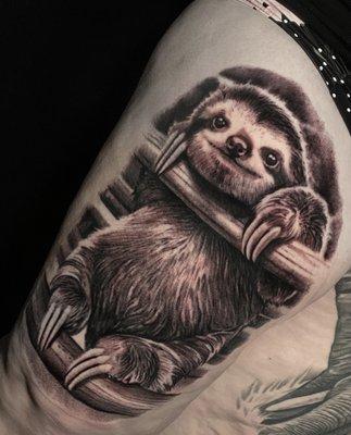 Sloth tattoo