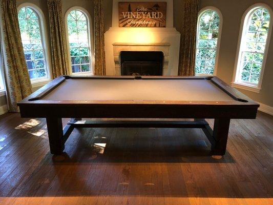 Pool Table Installation with New Cloth in Lodi, CA