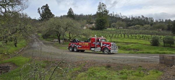 Beautiful day for a service in wine country!