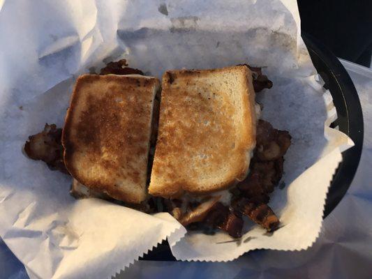 Grilled cheese with bacon