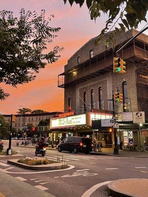 Beautiful night after an early evening movie