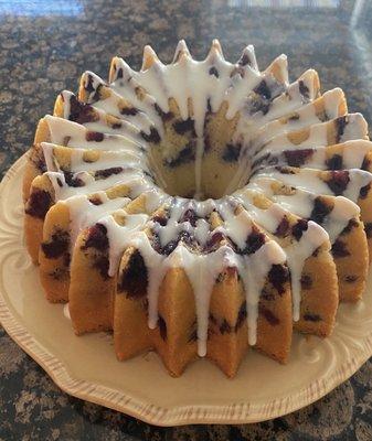 Blueberry Almond Pound Cake