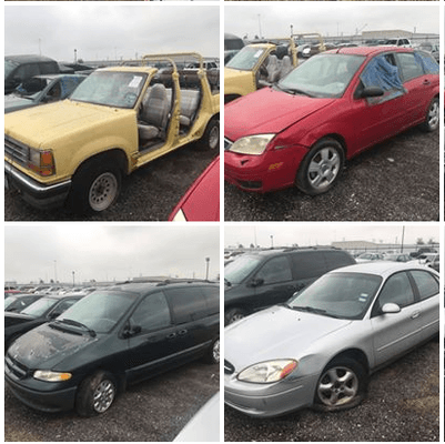 Cars from past auction - see our website for future auction dates