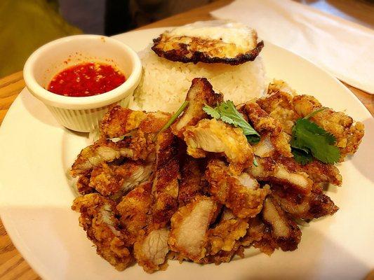 Fried Pork Plate w/Rice