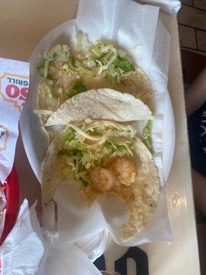 Shrimp, tacos