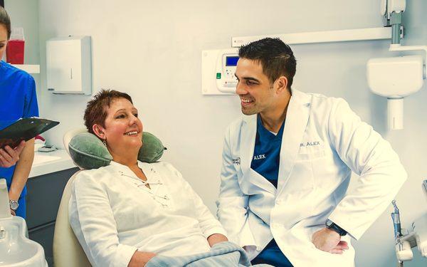 Dr. Alex with one of his favorite patients, Mayda.