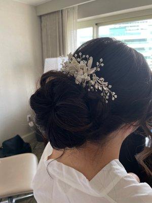 bridal hair