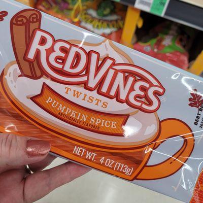 9/28/2023 - Halloween candy update - Red Vines just went too far with pumpkin spice.