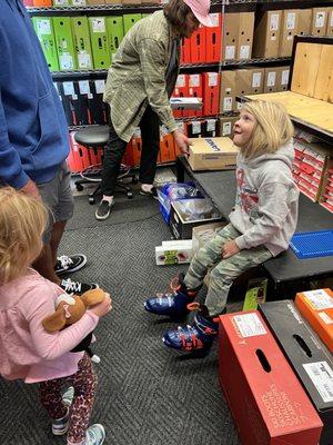 Boot fitting for kids