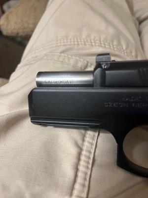 CZ P-01 barrel marked CAI Georgia, VT