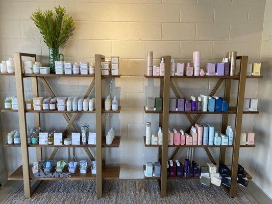 Davines and Kevin Murphy products.