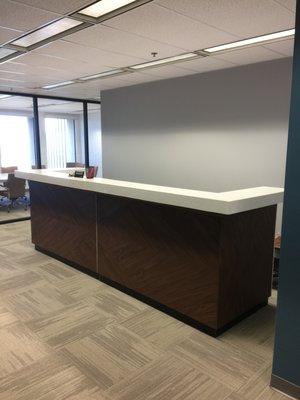 New Reception Desk