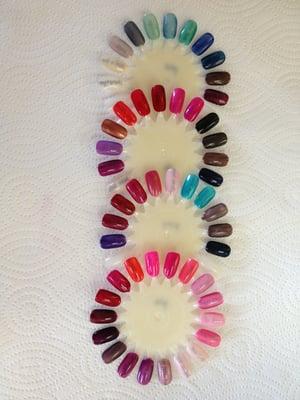 Shellac/gel colors