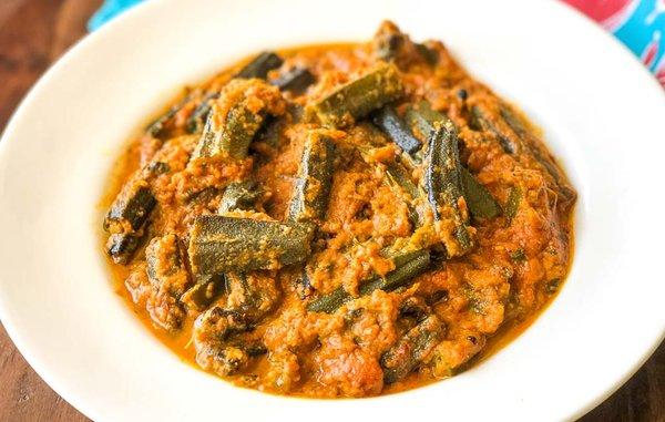 Okra / Bhindi vegan  masala