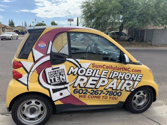 Broken iPhone? Call now (602)267-7800 On the spot repairs in under 10 minutes