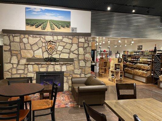 Beautiful comfortable tasting room