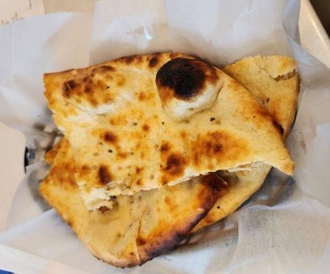 Plain Naan - crispy and tasty