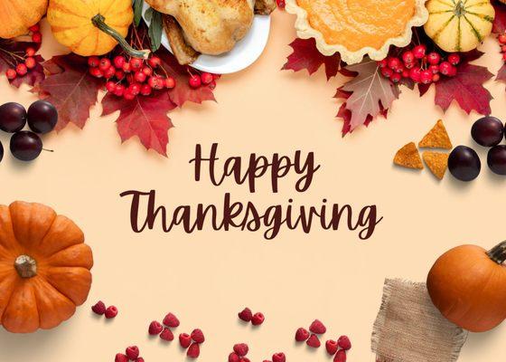 We will be closing at 5PM to give our Ace Family time with their loved ones.   We will be closed on Thanksgiving Day and back open Friday at