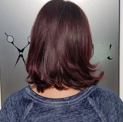 Beautiful cut with long  layers