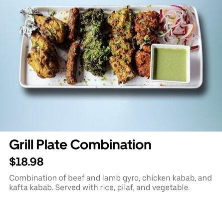 This is combination grill plate.