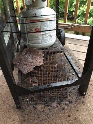 Rotted out bbq