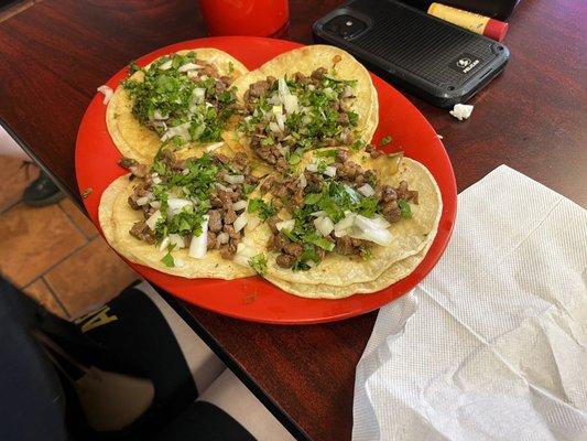 Asada tacos