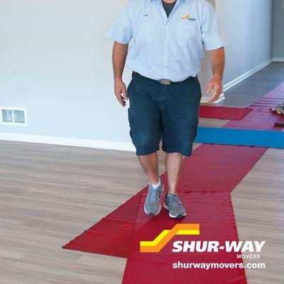 SHUR-WAY MOVERS floor protection