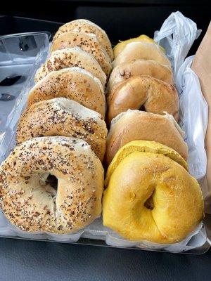 Dozen Fresh and Hot Bagels