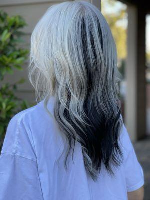 Platinum & black by Sharon