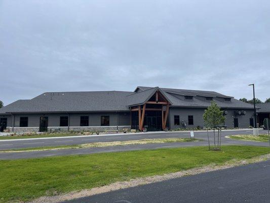 Check out the new roof and siding at Lake Arrowhead golf course in Nekoosa, WI by ATeam Construction.