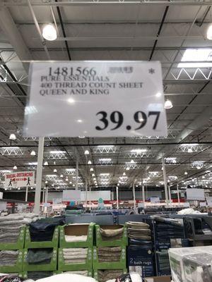 The asterisk means it's the final markdown, the Costco "Death Star." Decent deal for sheets