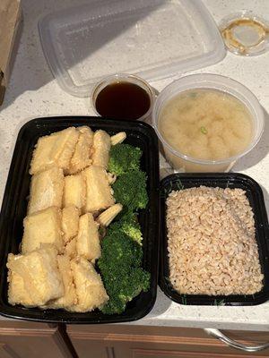 Tofu Teriyaki big portions