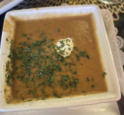 Sweet potato bisque--yum