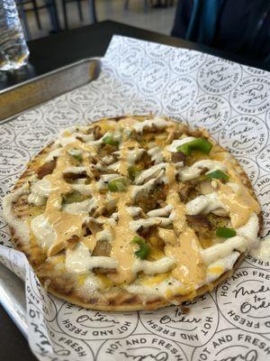 Shawarma pizza