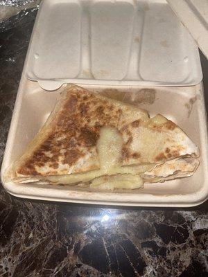 Not a sofrita quesadilla.