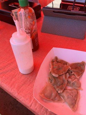 Tajik manti (beef and pumpkin)