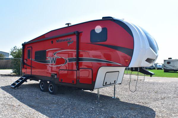 Brand new Winnebago Minnie Plus Fifth Wheel at RV Land