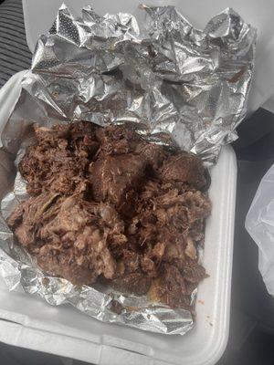 Barbacoa made fresh daily $20 a lb