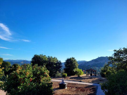 Views from the back of the temple.